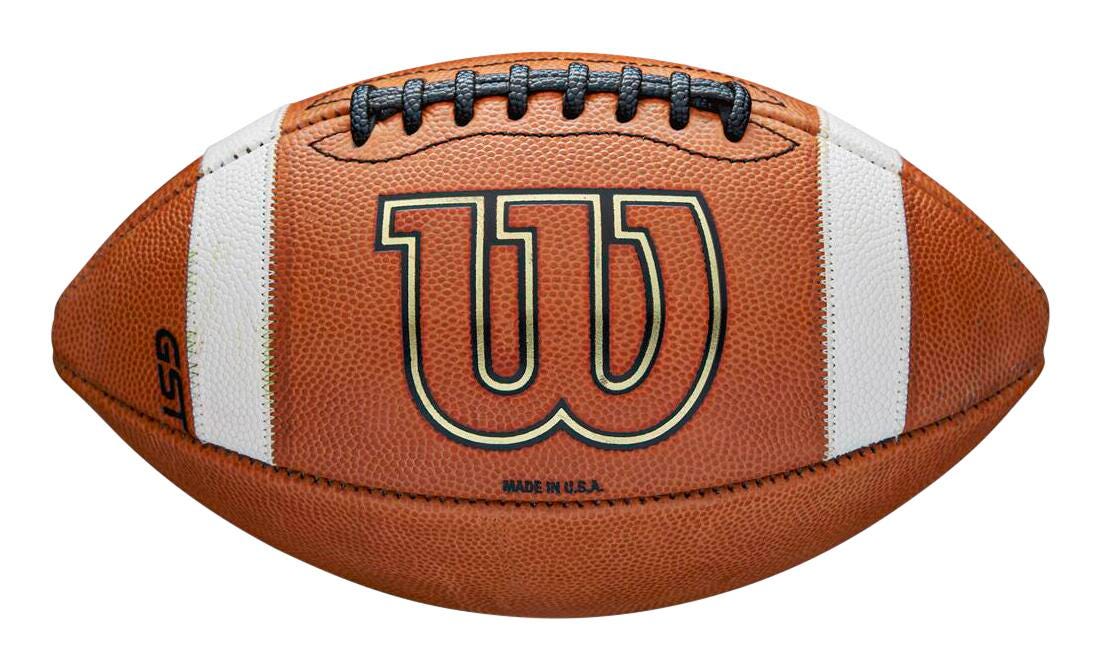 フットボールstyle Wilson NFHS Leather Regulation Football